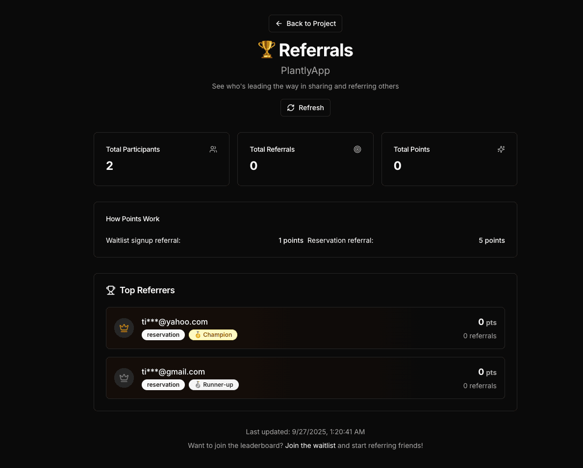 Collect Waitlists demo